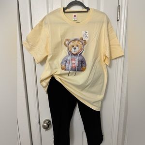 Plus size fashion T-shirt